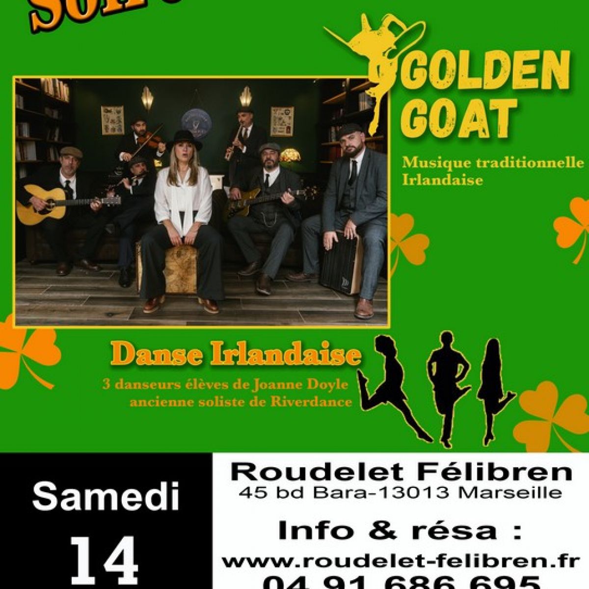 Saint Patrick au Roudelet Felibren